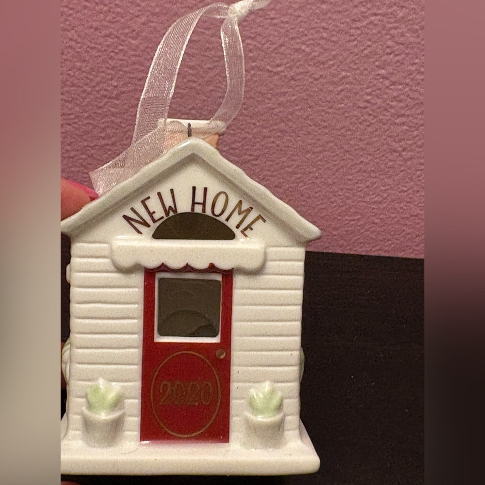Hallmark New Home Ornament with Red and White Accents